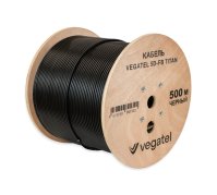 Кабель коаксиальный VEGATEL 5D-FB (Titan, черный)