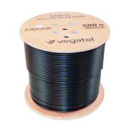Кабель коаксиальный VEGATEL 8D-FB (Titan, черный) бухта 500м