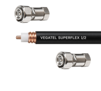 Кабельная сборка VEGATEL SuperFlex-1/2 (ГОСТ) (4.3-10-male - 4.3-10-male) 2м