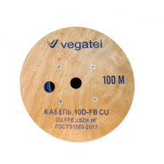 Кабель коаксиальный VEGATEL 10D-FB Cu (ГОСТ, синий)