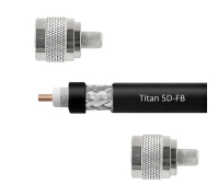 Кабельная сборка 5D/FB (Titan, черный) (N-male - N-male) 1м