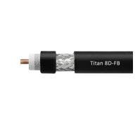 Кабель коаксиальный VEGATEL 8D-FB (Titan, черный) бухта 500м